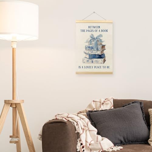 TLESKE Chinoiserie Book Bow Wall Art Poster, Bookish Wall Decor - Image 4