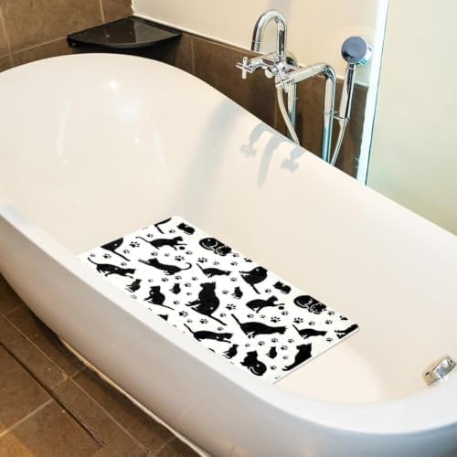 Shower Mat Non Slip, Cats Paws Anti Slip Bath Mat - Image 5