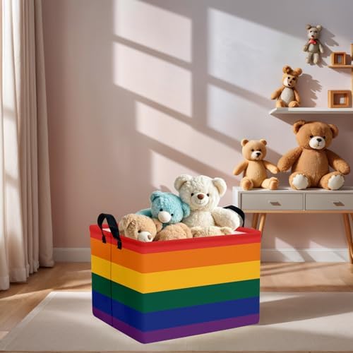 Rainbow Storage Baskets for Shelves for Classroom and Nursery Bin & Toy - Image 2