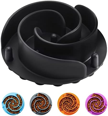 Slow Feeder Dog Bowls Insert, Animire Soft Silicone Slow Eating Dog Food Bowl by Animire