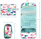 FINTIE Portable Toiletry Cosmetic Travel Bag Hanging Makeup Organizer - Image 7