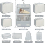 BAGAIL 6 Set/8 Set/10 Set Packing Cubes Various Sizes Packing Organizer - Image 2