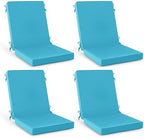 Summsun High Back Patio Dining Chair Cushions 4-Pack, 20 x 20 Inch by SUMMSUN