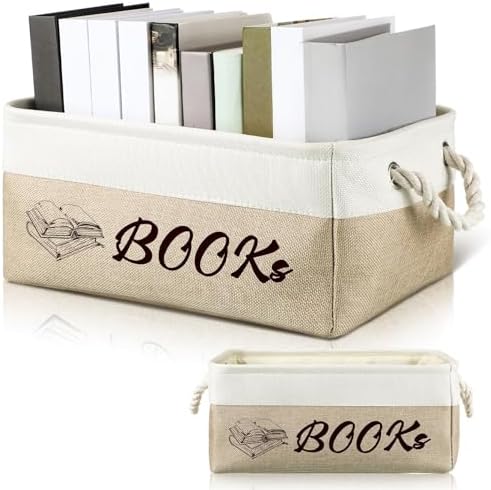 Marsui 1 Pcs TBR Basket Book Storage Bin Bookish Gifts by Marsui