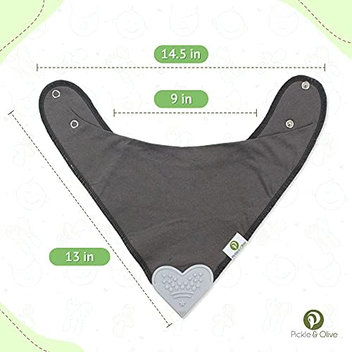 Pickle & Olive Baby Bandana Teething Bibs - Image 4