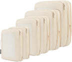 BAGAIL 4 Set/6 Set/8 Set Compression Packing Cubes Travel Accessories by BAGAIL