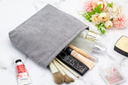 PAZIMIIK Makeup Bag Large Zipper Corduroy Make Up Pouch - Image 5