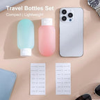 Anntrue Travel Bottles for Toiletries 4 Pack, TSA Approved 2 oz Travel Size - Image 2