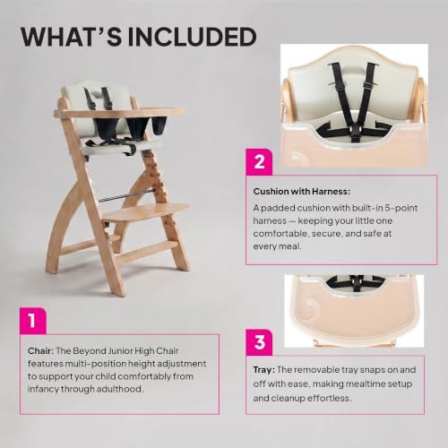 Abiie Beyond Junior Convertible Wooden High Chair - Image 3