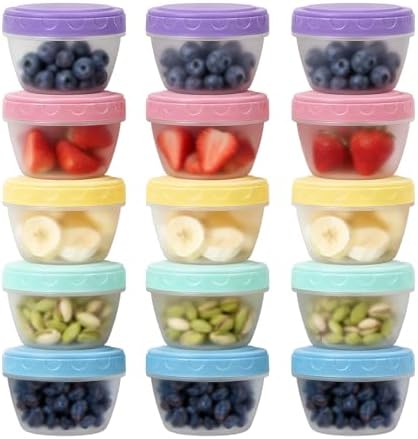 Small Food Containers with Lids by Annaklin