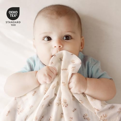 GLLQUEN BABY Receiving Blankets Muslin Swaddle Blanket - Image 2