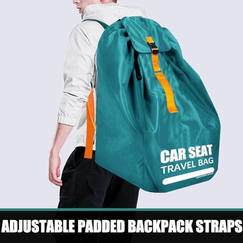 Car Seat Travel Bag for Airplane, Padded Strap Car Seat Bags for Air Travel - Image 2