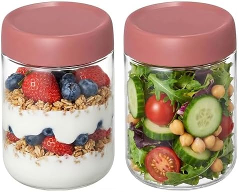 2Pack Overnight Oats Containers by Povinmos