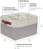 DECOMOMO Storage Bins, Extra Large Fabric Storage Baskets - Image 5