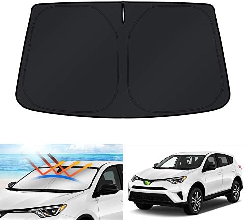 KUST Windshield Sun Shade for Toyota RAV4 2013 2014 2015 2016 2017 2018 Window by KUST