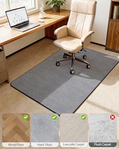 Blvornl Corduroy Office Chair Mat - Image 6