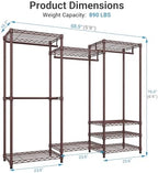 VIPEK V5 Heavy Duty Clothes Rack, Modular Closet System - Image 5