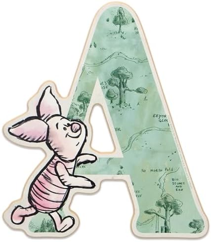 Disney Winnie the Pooh Letter A Wood Wall Decor by OpenRoadBrands