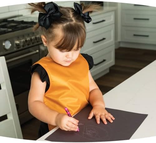 Tiny Twinkle Mess Proof Baby Bibs | 2 Pack Waterproof Toddler Bib - Image 2