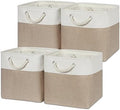 Temary Cube Storage Bins 11 x 11 Fabric Storage Baskets 4 Pack Storage Cubes by TEMARY