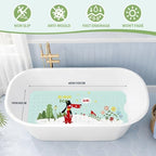 XIYUNTE Bath Mat for Tub Non Slip Bathtub Mat Non Slip 40x16 Baby Bath Mat - Image 2