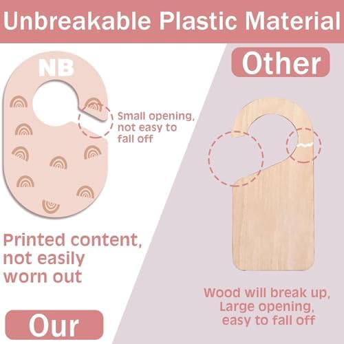 Baby Closet Dividers Durable Plastic Clothes Organizers 8 Pack - Image 6