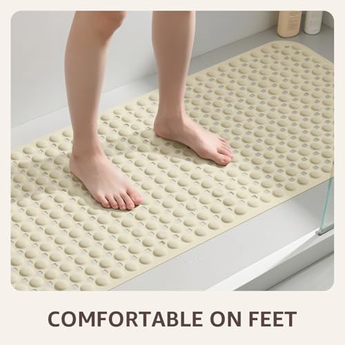 OTHWAY Bath Tub Shower Mat Non Slip, Bathtub Floor Liner Mats - Image 5