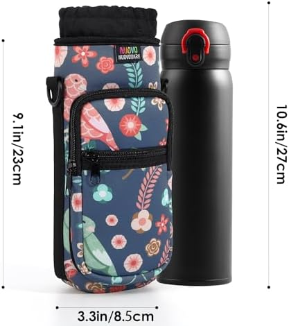 Nuovoware Water Bottle Carrier Bag, 750ml Bottle Pouch Holder, Adjustable - Image 4