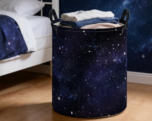 ESSME Kids Laundry Basket, Space Hamper Collapsible Canvas Storage Bin - Image 4