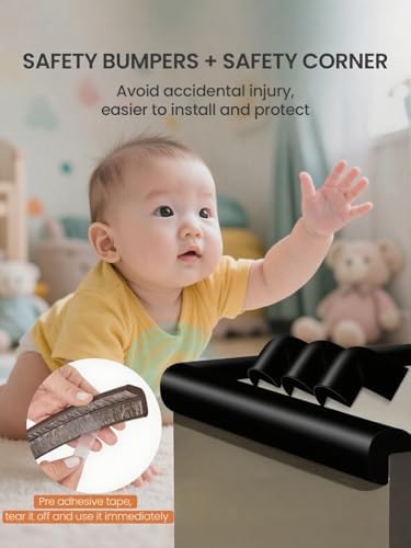 Baby Corner Protector Guards, 16.4FT 0.47'' Thick, Peel and Stick - Image 5