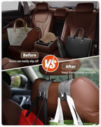Headrest Hooks for Car, 4 Pack Car Seat Back Organizer Storage Hook, Double - Image 3