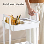 Pipishell 3 Tier Rolling Cart Organizer, Plastic Rolling Cart - Image 5