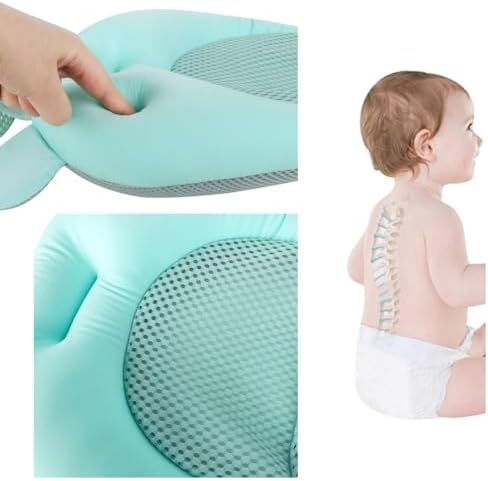Baby Flotation Bath Cushion Infant Bath Seat Support Net Newborn Bathtub Mesh - Image 3