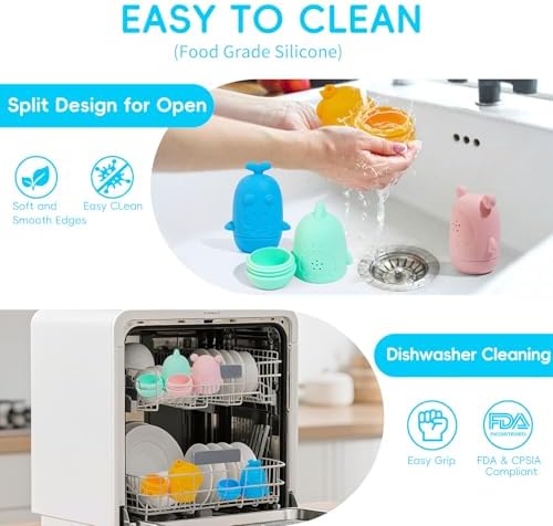 Baby Bath Toys for Kids Ages 1-3, Bathtub Pool Water Table Toys, Silicone Bath - Image 6
