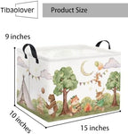Rectangular Valentines Basket for Women Girls Storage Bin Organizer Box Shelf - Image 2