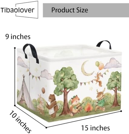 Rectangular Valentines Basket for Women Girls Storage Bin Organizer Box Shelf - Image 2