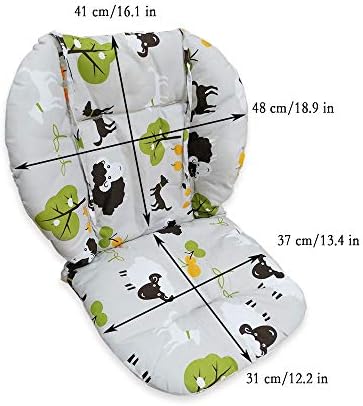 twoworld Baby High Chair Seat Cushion Liner Mat Pad Cover Resistant and High - Image 5