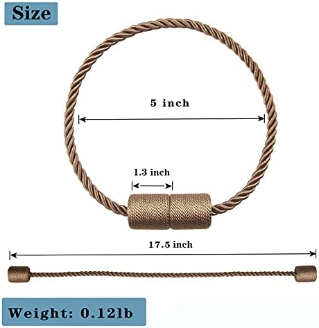 Magnetic Curtain Tiebacks Holdbacks Decorative Tie Backs - Image 3