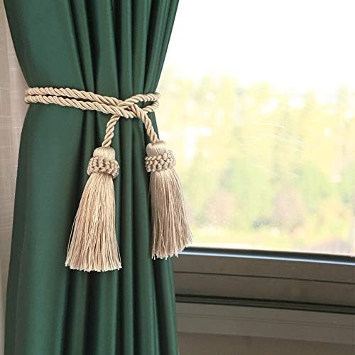 Curtain Tiebacks Handmade Curtain Holdbacks Rope - Image 4
