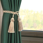 Curtain Tiebacks Handmade Curtain Holdbacks Rope - Image 4