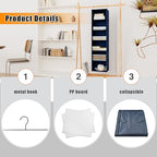 Hanging Closet Organizer 6-Shelf, Oxford Fabric Wardrobe Storage - Image 6