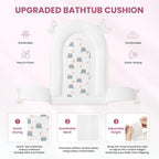 Collapsible Baby Bathtub with Soft Cushion and Thermometer, Newborn to Toddler - Image 5