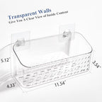 Bath Toy Storage 2 Pack, Large Bathtub Toy Holder Shower Caddy - Image 2