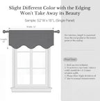 NICETOWN Valances for Bedroom - Image 7