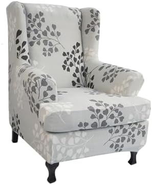 NILUOH Wingback Chair Covers 2-Piece, Armchair Slipcovers by NILUOH