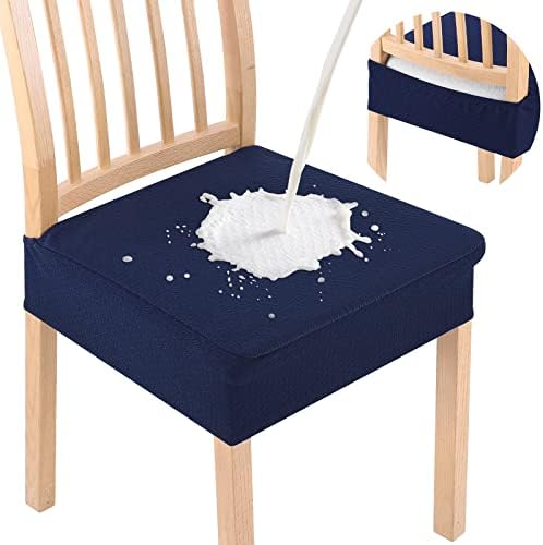 Smiry Waterproof Seat Covers for Dining Room Chairs by Smiry