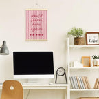TLESKE Pink Funny Classroom Wall Art Poster, Would Learn Here Again Wall Decor - Image 5