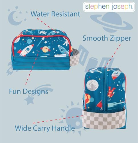 Stephen Joseph, Kids Toiletry Bag, Boys and Girls Toiletry Kit, Travel Bag - Image 4