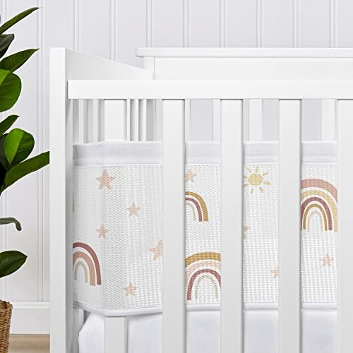 Sweet Jojo Designs + BreathableBaby Boho Rainbow Girl Breathable Mesh Crib - Image 4