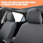 2 PCS Car Seat Headrest Cover, Reusable Flexible Headrest Protector, Universal - Image 4